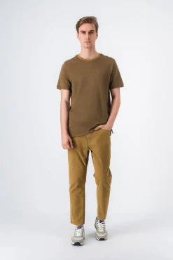 Teddy Smith T-shirt col rond jacquard JAMES MC TABACCO Best