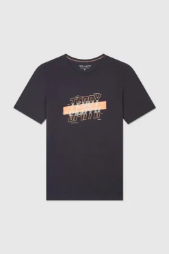 Teddy Smith T-shirt col rond JAVIER MC UNION NAVY UNIONNAVY Clearance