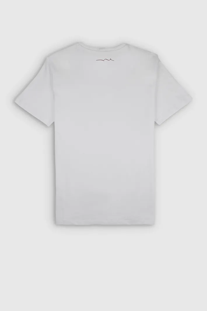 Teddy Smith T-shirt col rond manches courtes T-SOY 2 MC BLANC Store