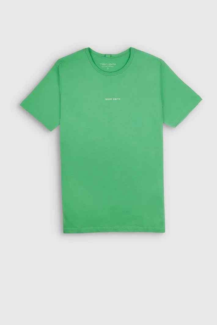 Teddy Smith T-shirt col rond manches courtes T-SOY 2 MC VERT CITRUS VERTCITRUS Hot