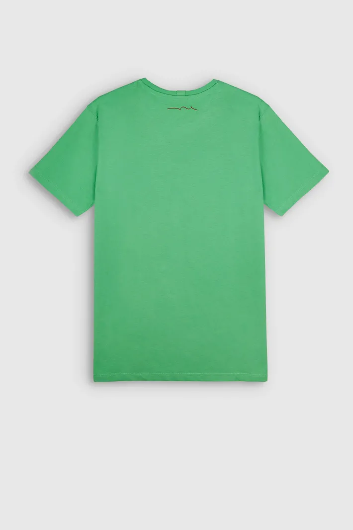 Teddy Smith T-shirt col rond manches courtes T-SOY 2 MC VERT CITRUS VERTCITRUS Hot