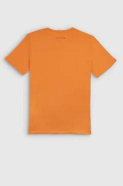 Teddy Smith T-shirt col rond manches courtes T-SOY 2 MC SWEET ABRICOT SWEETABRICOT Best Sale