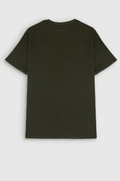 Teddy Smith T-shirt col rond manches courtes THE TEE 1 MC DEEP KAKI DEEPKAKI Clearance
