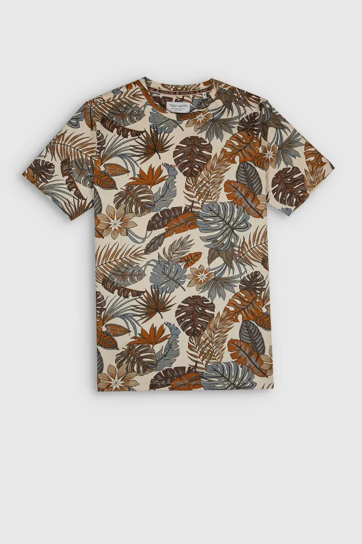 Teddy Smith T-shirt col rond manches courtes T-ANTONE MC NATUREL Cheap