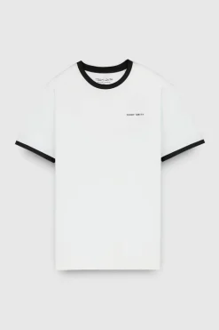 Teddy Smith T-shirt col rond manches courtes THE TEE 2 R BLANC Outlet