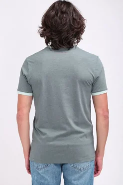 Teddy Smith T-shirt col rond manches courtes THE TEE 2 R VINTAGE KAKI CHINE VINTAGEKAKICHINE Cheap