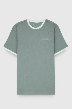 Teddy Smith T-shirt col rond manches courtes THE TEE 2 R VINTAGE KAKI CHINE VINTAGEKAKICHINE Cheap