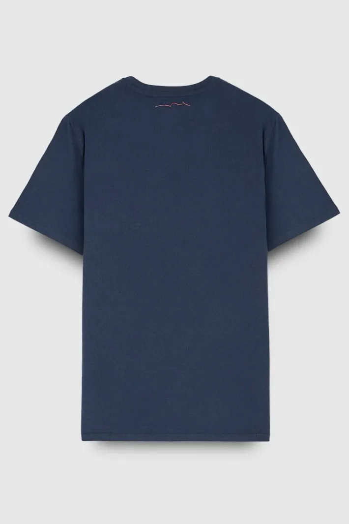 Teddy Smith T-shirt col rond manches courtes THE TEE 1 TOTAL NAVY TOTALNAVY Clearance