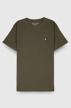 Teddy Smith T-shirt col rond manches courtes T-TAHO MC RAVEN KAKI RAVENKAKI Best