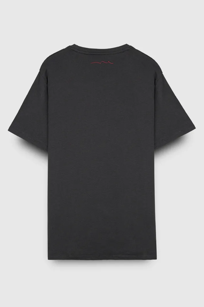 Teddy Smith T-shirt col rond manches courtes THE TEE 1 MC ASPHALT Store