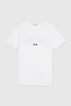 Teddy Smith T-shirt col rond T-EVEN MC BLANC Best Sale