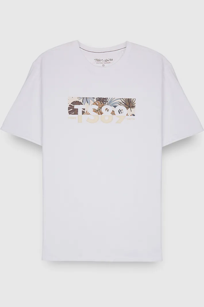 Teddy Smith T-shirt col rond T-EZIO 2 BLANC/MOTIF 2 BLANC/MOTIF2 Discount