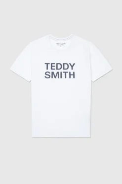 Teddy Smith T-shirt col rond TICLASS 3 MC JR BLANC Cheap