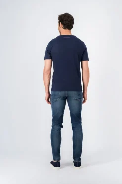 Teddy Smith T-shirt col rond TICLASS BASIC MC TOTAL NAVY TOTALNAVY Hot