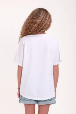 Teddy Smith T-shirt col rond T-MEL MC JR BLANC Sale