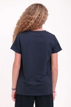 Teddy Smith T-shirt col rond T-RIBELLE MC JR TOTAL NAVY TOTALNAVY Fashion