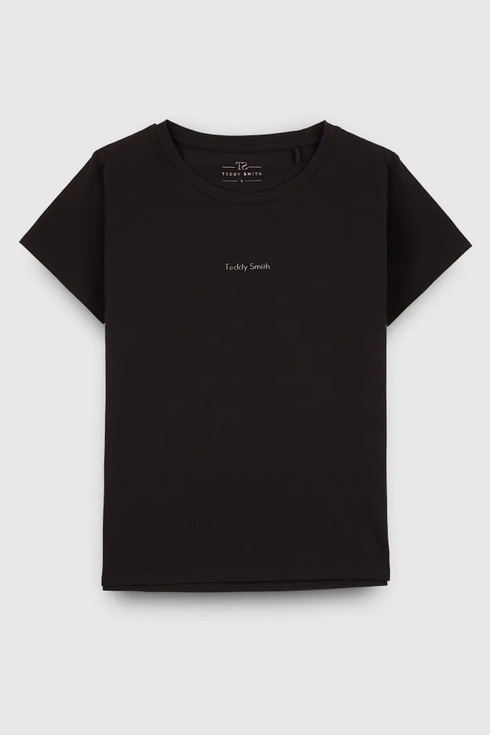 Teddy Smith T-shirt col rond T-RIBELLE MC NOIR Shop