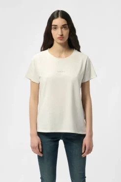 Teddy Smith T-shirt col rond T-RIBELLE MC MIDDLE WHITE MIDDLEWHITE Online