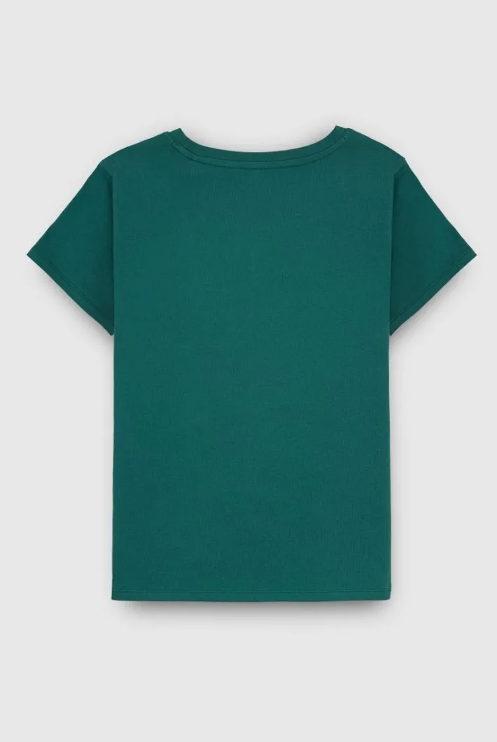 Teddy Smith T-shirt col rond T-RIBELLE MC OPALE Fashion