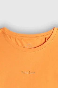 Teddy Smith T-shirt col rond T-RIBELLE MC SWEET ABRICOT SWEETABRICOT Outlet