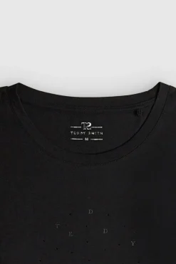 Teddy Smith T-shirt col rond T-SHANIA MC NOIR New