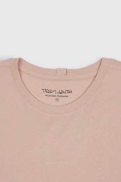 Teddy Smith T-shirt col rond T-SOY MC ROSE PALE ROSEPALE New