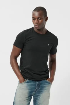 Teddy Smith T-shirt col rond T-TAHO CHARBON Flash Sale