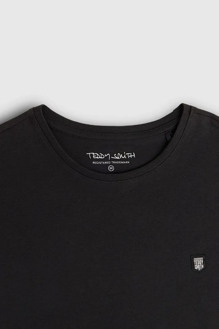Teddy Smith T-shirt col rond T-TAHO CHARBON Flash Sale
