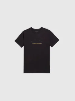 Teddy Smith T-shirt col rond WILD MC CHARBON Best