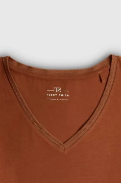 Teddy Smith T-shirt manches courtes T-MIA MC MILD MOKA MILDMOKA Fashion