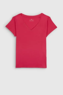 Teddy Smith T-shirt manches courtes T-MIA MC JAFFY PINK JAFFYPINK Best Sale