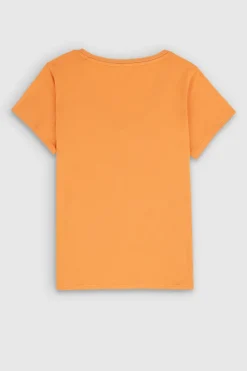 Teddy Smith T-shirt manches courtes T-MIA MC SWEET ABRICOT SWEETABRICOT Outlet