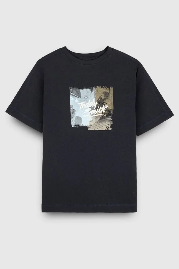 Teddy Smith T-shirt T-BOY MC JR DARK NAVY Store