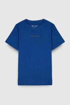 Teddy Smith T-shirt T-CALL MC JR BLEU GALAXIE BLEUGALAXIE Flash Sale