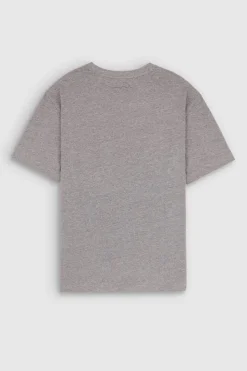 Teddy Smith T-shirt T-CALVER MC GRIS CHINE MOYEN Cheap