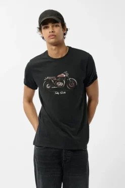 Teddy Smith T-shirt T-CARSER MC CHARBON Sale