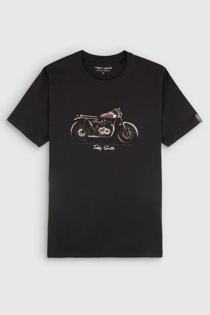 Teddy Smith T-shirt T-CARSER MC CHARBON Sale