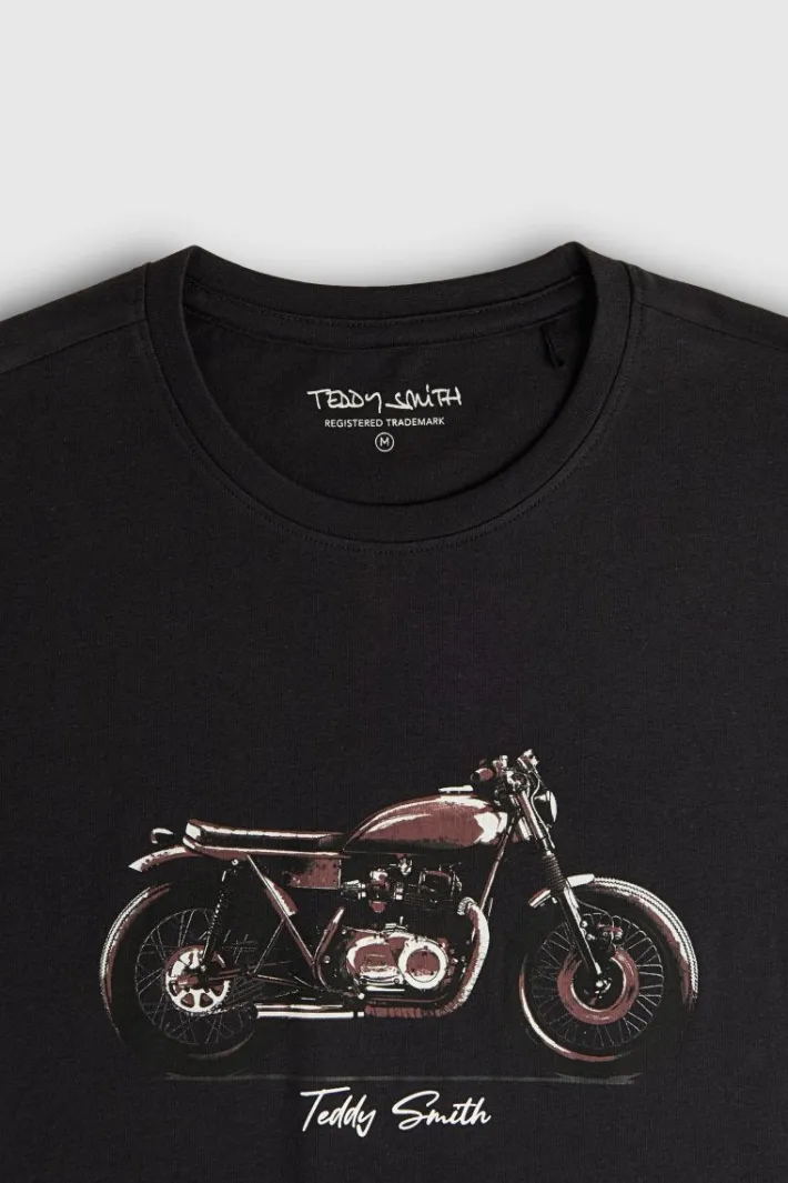 Teddy Smith T-shirt T-CARSER MC CHARBON Sale