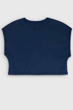 Teddy Smith T-shirt TEE OVER BLUE INK BLUEINK Fashion