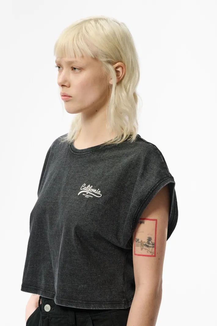Teddy Smith T-shirt TEE OVER NOIR Cheap