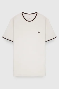 Teddy Smith T-shirt T-ELMER MC MIDDLE WHITE MIDDLEWHITE Best Sale