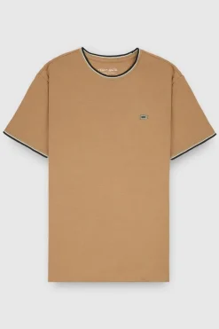 Teddy Smith T-shirt T-ELMER MC MOKA BEIGE MOKABEIGE Discount