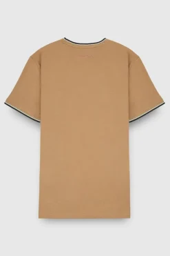 Teddy Smith T-shirt T-ELMER MC MOKA BEIGE MOKABEIGE Discount