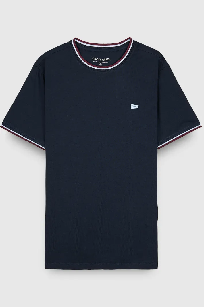 Teddy Smith T-shirt T-ELMER MC TOTAL NAVY TOTALNAVY Store
