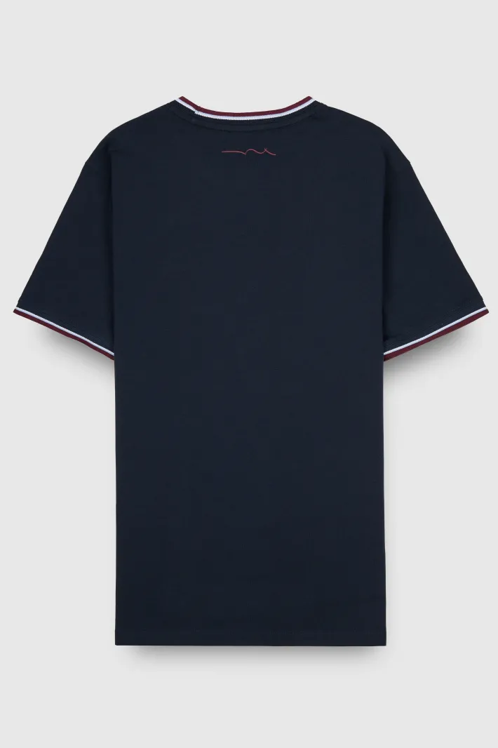 Teddy Smith T-shirt T-ELMER MC TOTAL NAVY TOTALNAVY Store