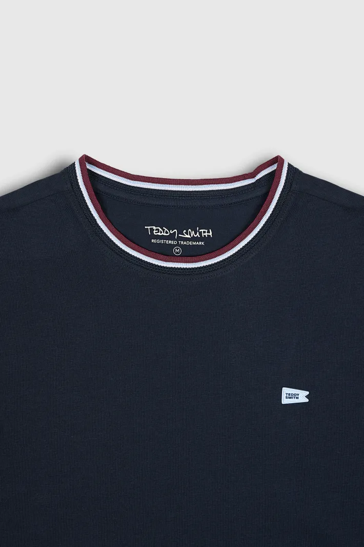 Teddy Smith T-shirt T-ELMER MC TOTAL NAVY TOTALNAVY Store