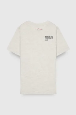 Teddy Smith T-shirt T-ELOA MC JR BLANC IVOIRE CHINE Best Sale