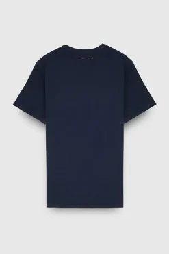Teddy Smith T-shirt T-FLAG MC TOTAL NAVY TOTALNAVY Flash Sale