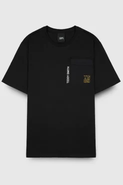 Teddy Smith T-shirt T-HASTINGS MC CHARBON New