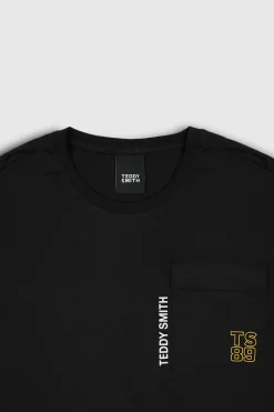 Teddy Smith T-shirt T-HASTINGS MC CHARBON New